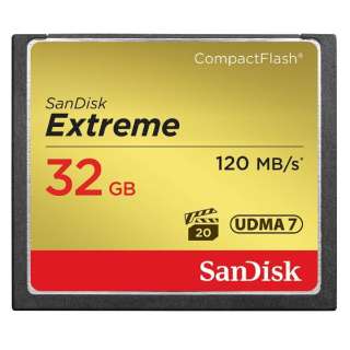 ＣｏｍｐａｃｔＦｌａｓｈ Extreme(ekusutorimu)SDCFXSB-032G-J61[32GB]