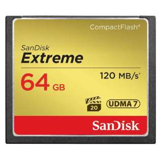 ＣｏｍｐａｃｔＦｌａｓｈ Extreme(ekusutorimu)SDCFXSB-064G-J61[64GB]