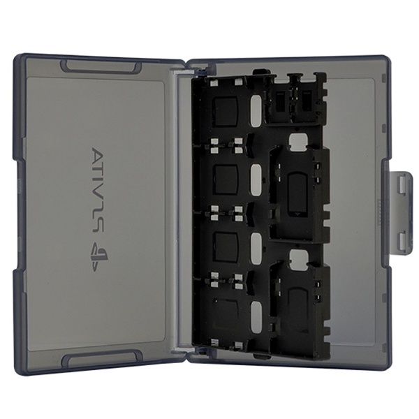 スリムカードケース12＋4 for PlayStation Vita ブラック【PSV（PCH-1000/2000）】