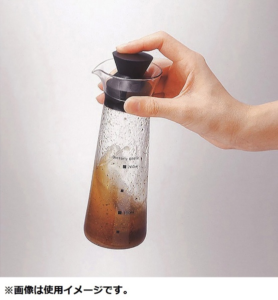 耐熱ガラス製 ドレッシングボトル 300ml KT5014-BK ＜PDL0901＞ IWAKI
