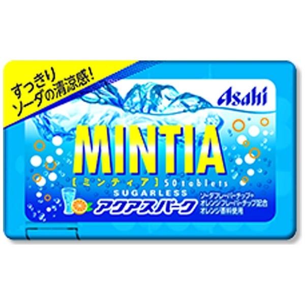 店舗のみの販売】 MINTIA（ミンティア） アクアスパーク（50粒）〔飴・ガム〕 アサヒグループ食品｜Asahi Group Foods 通販 |  ビックカメラ.com