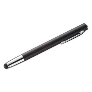 〔タッチペン：静電式・感圧式・光学式〕　スマートフォン＆タブレット用タッチペン　ブラック　PDA-PEN30BK