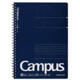 大人Campus(校园)双床房环笔记本藏青色T113BT-DB[含准B5、B5/6mm(B格)/点的格]_1