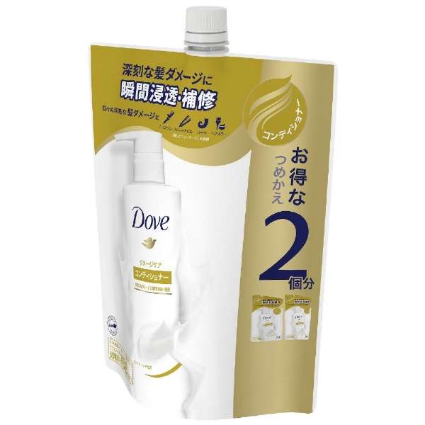Dove(davu)损伤护理护发素替换装700g[润发乳·护发素]_4