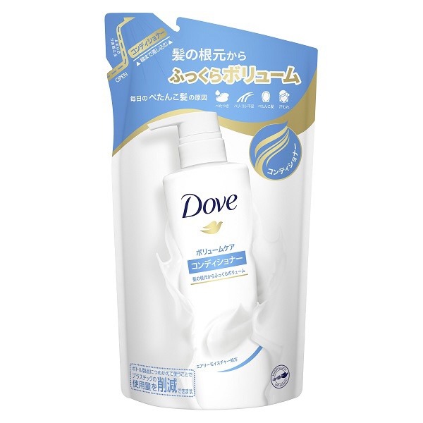 Dove(davu)音量护发素替换装350g[润发乳·护发素]