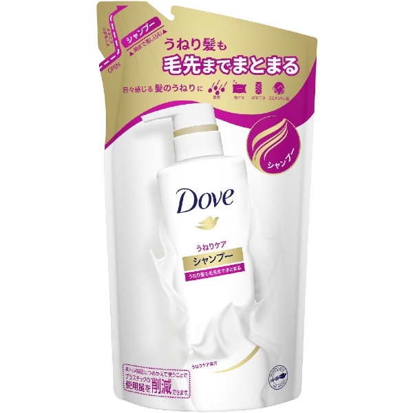 Dove(davu)棱纹布洗发水替换装350g[洗发水]