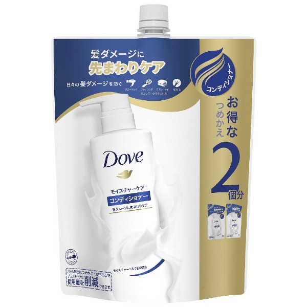 Dove(davu)水分护理护理护发素替换装(700g)[润发乳·护发素]