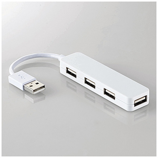 U2H-SN4NB USBϥ 4ݡ Хѥ USB2.0 ۥ磻 Windows11 Macб MacBook Surface Chromebook¾ ΡPCб ۥ磻 [Хѥ /4ݡ /USB2.0б]