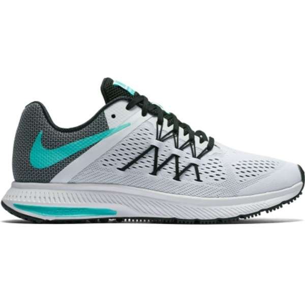 Lady's running shoes Lady's Win flow 3 (white X black X turquoise) 831562-101 Nike | NIKE mail order | BicCamera. com