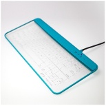 [智能手机/平板电脑对应]键盘[Android/iOS/Win]Q-gadget KB02(蓝色·经由·绿色)KB02/BG[有线、无线/Bluetooth、USB]