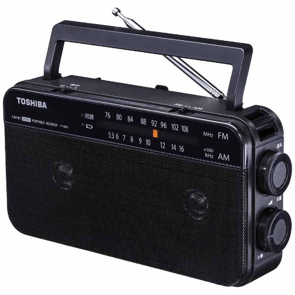 ホームラジオ ブラック TY-AR55 [ワイドFM対応 /AM/FM] 東芝｜TOSHIBA 