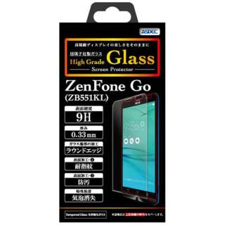 ZenFone GOiZB551KLjp@High Grade Glass ʕیKXtB@HG-ZB551KL yïׁAOsǂɂԕiEsz