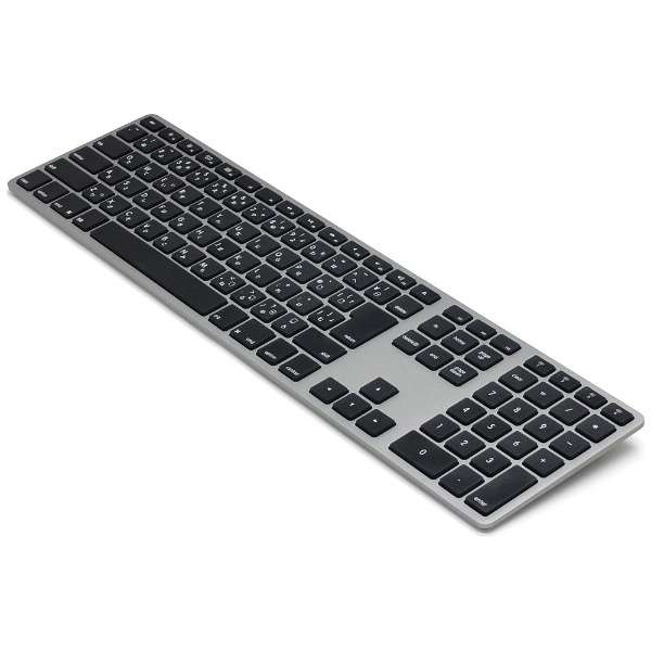 yX}z/^ubgΉz CXL[{[h@[BluetoothEAndroid/IOS/Mac] Matias Wireless Aluminum Keyboard Space Gray {z FK418BTB-JP_2