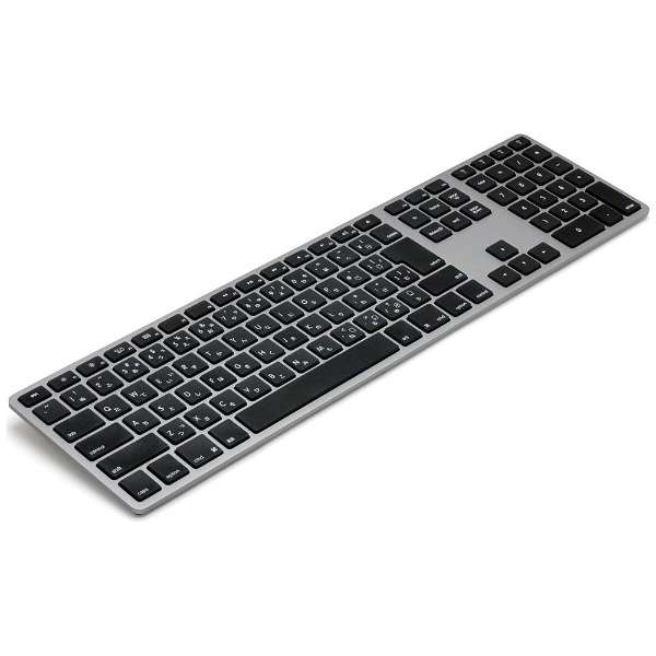 yX}z/^ubgΉz CXL[{[h@[BluetoothEAndroid/IOS/Mac] Matias Wireless Aluminum Keyboard Space Gray {z FK418BTB-JP_3