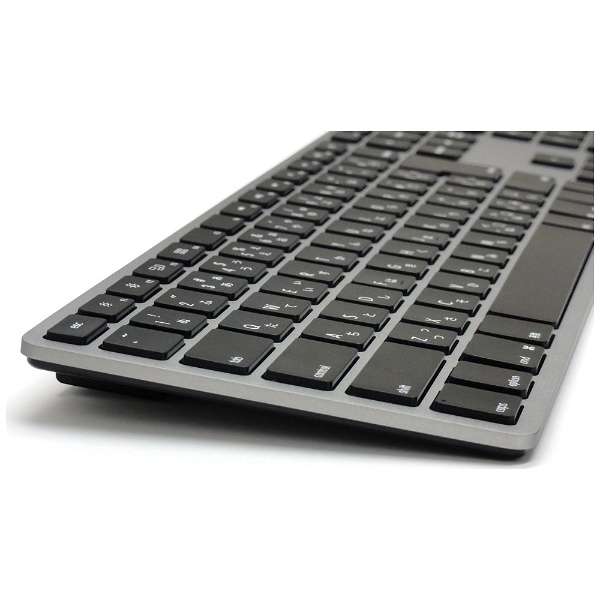 yX}z/^ubgΉz CXL[{[h@[BluetoothEAndroid/IOS/Mac] Matias Wireless Aluminum Keyboard Space Gray {z FK418BTB-JP_5