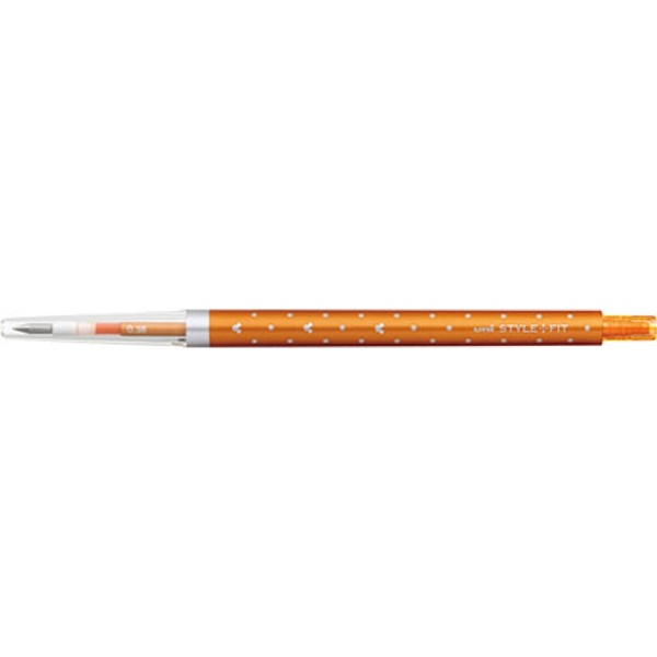 ゲルインクボールペン スタイルフィット ディズニー ノック式 リフィル入 贈答品 オレンジ ボール径：0.38mm 商品追加値下げ在庫復活 UMN159DS38.4