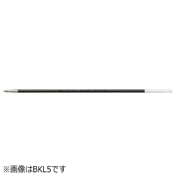 まとめ）ぺんてる 油性ボールペン 替芯 0.7mm 細字 赤 BKL7-B 1本
