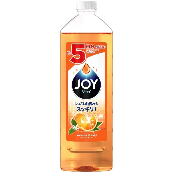 JOY（ジョイ）コンパクトバレンシアオレンジの香りつめかえ用特大770mL〔食器用洗剤〕 〔バレンシアオレンジ〕 PG｜ピーアンドジー 通販 