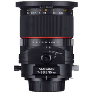 支持相机镜头T-S 24mm F3.5 ＥＤ AS UMC TILT-SHIFT最大尺寸的黑色[尼康F/单焦点透镜]