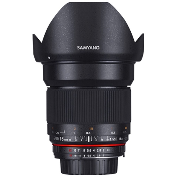 カメラレンズ 16mm F2.0 ED AS UMC CS APS-C用 ブラック [キヤノンEF-M /単焦点レンズ] SAMYANG｜サムヤン  通販