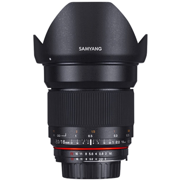 カメラレンズ 16mm F2.0 ED AS UMC CS AE APS-C用 ブラック [ニコンF /単焦点レンズ] SAMYANG｜サムヤン 通販  | ビックカメラ.com