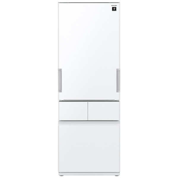 SJ-GT42C-W 冷蔵庫 プラズマクラスター冷蔵庫 ピュアホワイト [4ドア /左右開きタイプ /415L] 【お届け地域限定商品】