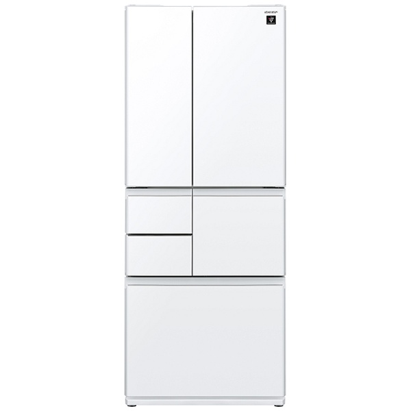SJ-GT51C-W 冷蔵庫 プラズマクラスター冷蔵庫 ピュアホワイト [6ドア