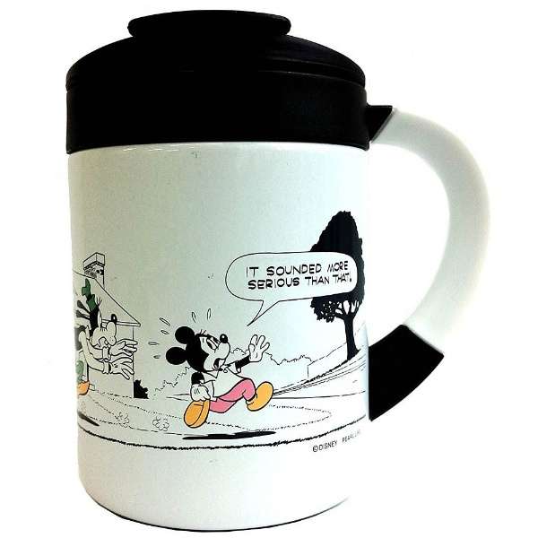 ダブルステンレスマグカップ ディズニー ミッキー コミック ホワイト