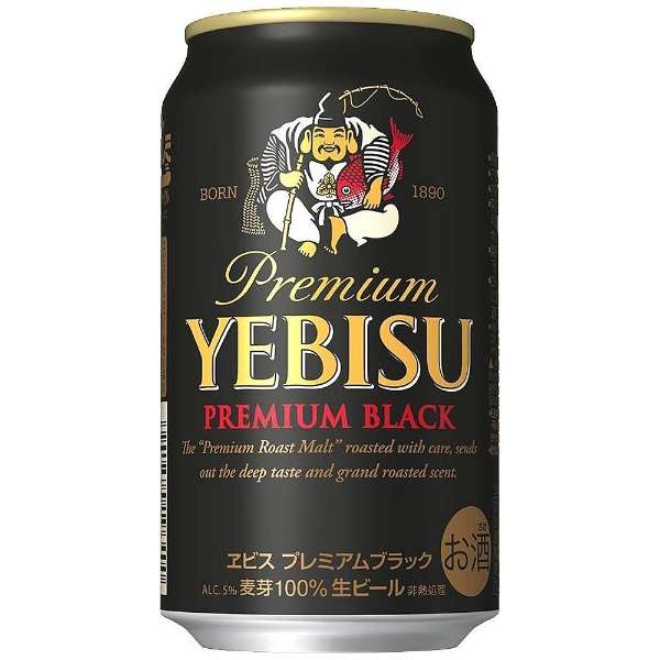 Ebisu高级黑色五度350ml 24[啤酒]部_1