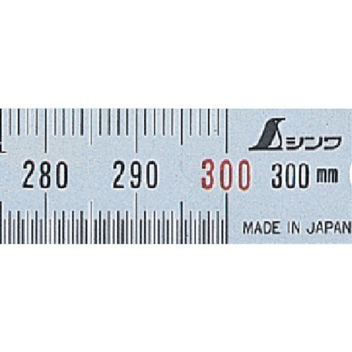 シンワ測定 細巾直尺 1500mm 13285 - 5