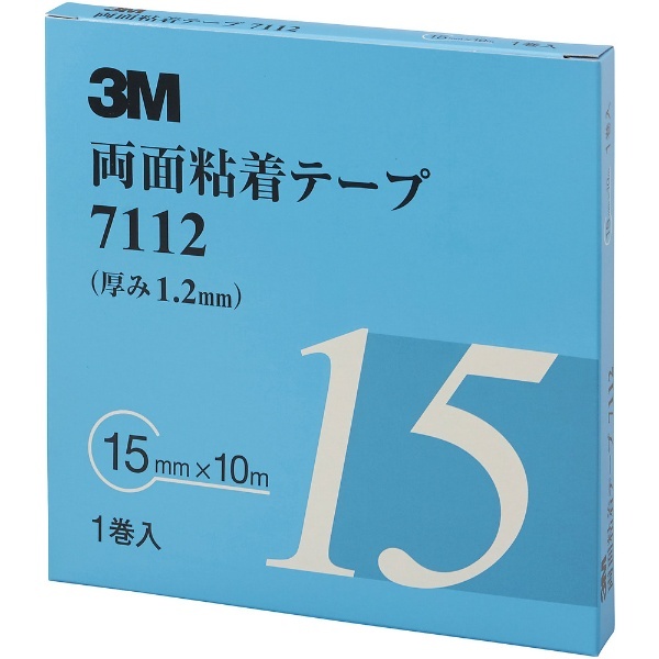 美しい 3M 両面粘着テープ 7112 15mm幅x10m 15 AAD tronadores.com