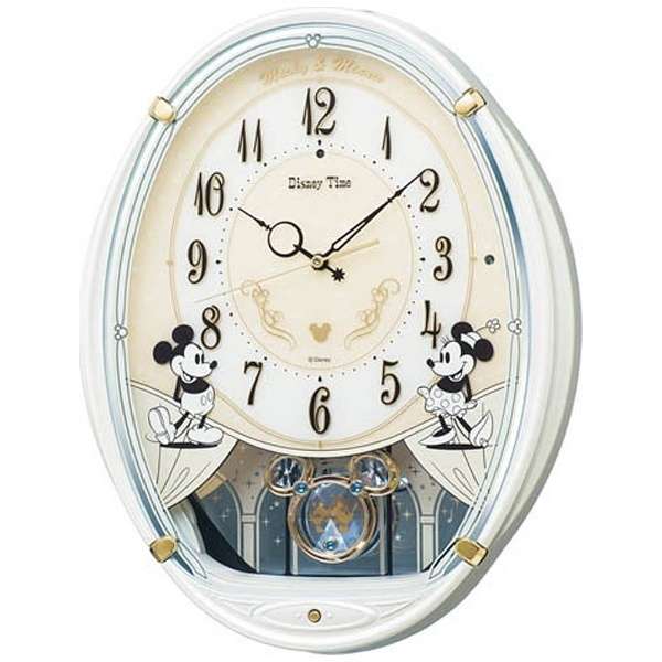 Mechanism Watches & Clocks [Disney Time (Disney time) Mickey & friends]  white pearl FW579W [denhajidojushinkinoyu] SEIKO | SEIKO mail order |  BicCamera. com