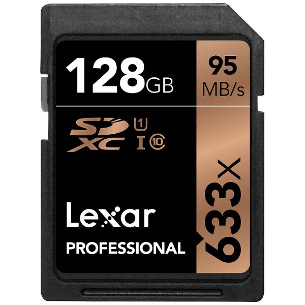SDXCカード Lexar Professional LSD128GCB1JP633 流行のアイテム 128GB 人気ブランドの Class10