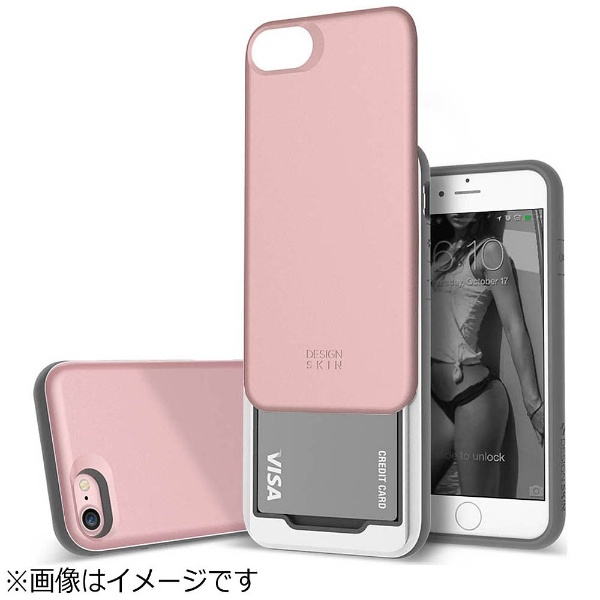 iPhone 7用 SLIDER ローズゴールド I7N06-16B764-04 Design 59％以上節約 Skin 通販