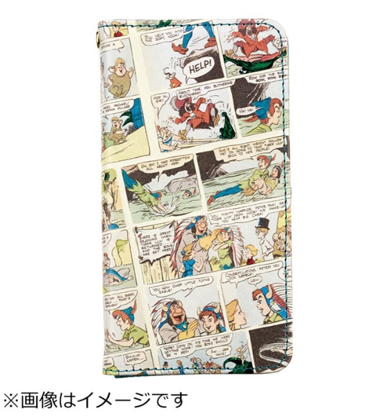 【最新入荷】 iPhone 7用 高評価の贈り物 ディズニー ダイアリーカバー ピーター パン iP7-DN09
