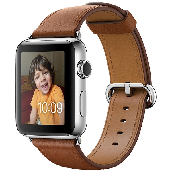 Apple Watch Series 2 42mm ステンレススチールケースとサドル ...