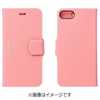 [店铺限定] iPhone 7事情RILEGA Jewel Stone Flip粉红SoftBank SELECTION SB-IA15-SSFB/PK