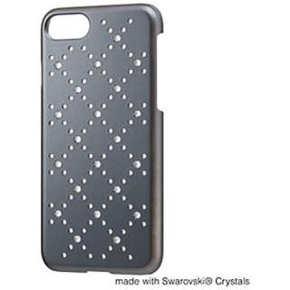 [店铺限定] iPhone 7事情RILEGA Jewel Stone Case冷感灰色SoftBank SELECTION SB-IA15-HCSO/GL