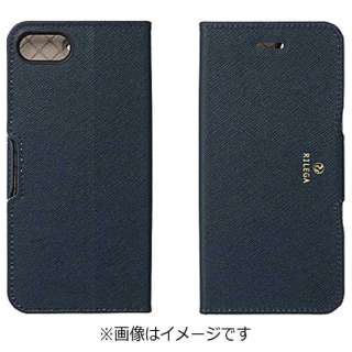[店铺限定] iPhone 7事情RILEGA Stand Flip dakuneibi SoftBank SELECTION SB-IA15-SDFB/NV