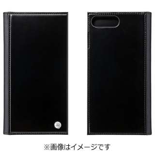 [店铺限定] 供iPhone 7 Plus使用的笔记本型RILEGA Edge Flip黑色SoftBank SELECTION SB-IA16-LCFB/BK