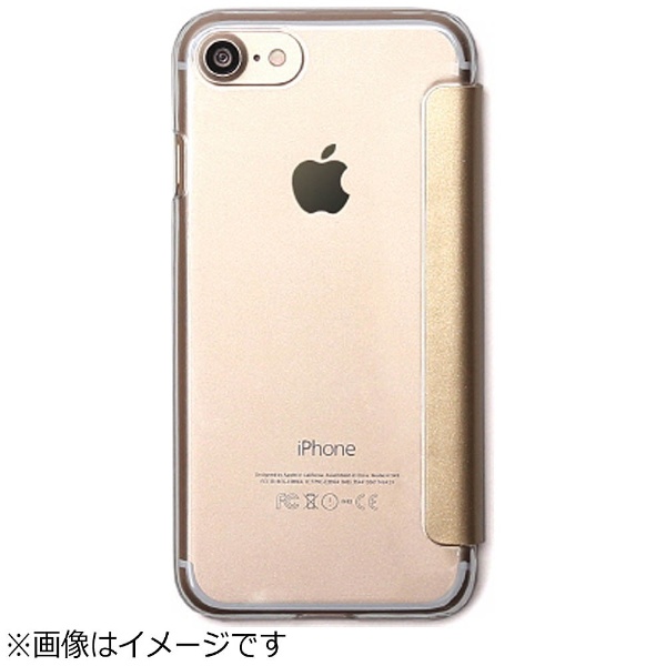 iPhone 7用 背面クリア手帳型ケース Diana ゴールド Zenus Z44625i7 ...