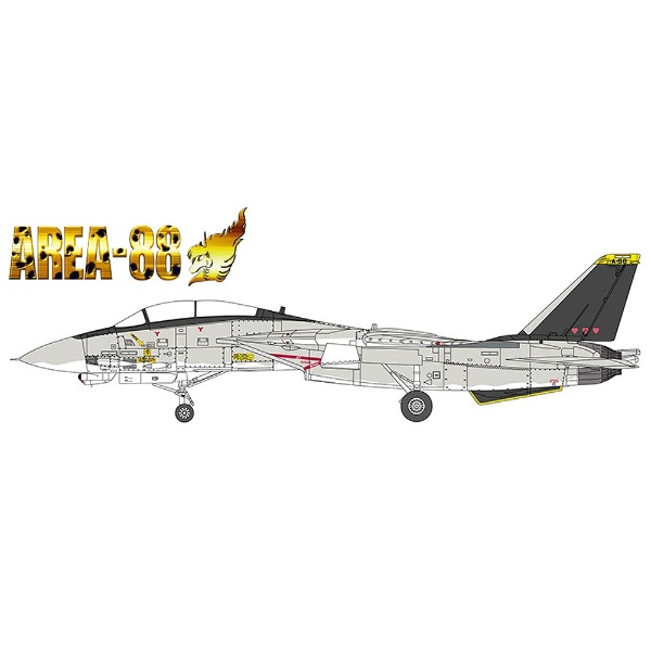 1/48 「エリア88」 F-14A トムキャット ”ミッキー・サイモン” 長谷川 ...