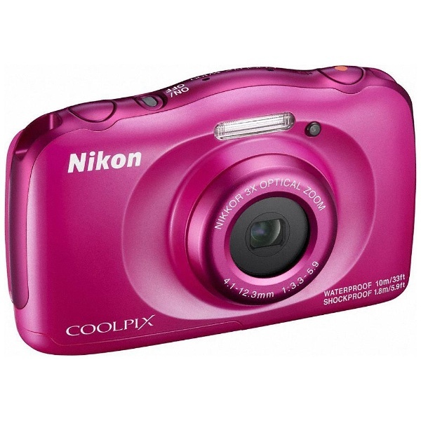 W100 コンパクトデジタルカメラ COOLPIX（クールピクス） ピンク [防水