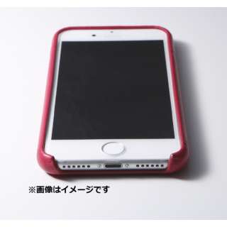 iPhone 7用　レザーケース RONDA Soft Leather Case ジャケットタイプ　カシスベリー　DCS-IP7RABPLCB