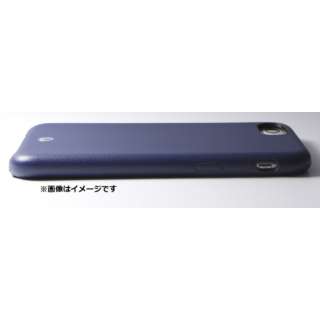 iPhone 7用　レザーケース RONDA Soft Leather Case ジャケットタイプ　ネイビーブルー　DCS-IP7RABPLNB