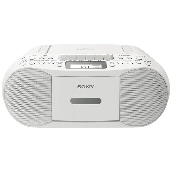 ソニー CDラジオカセットレコーダー CFD-S70 ホワイト(1台)