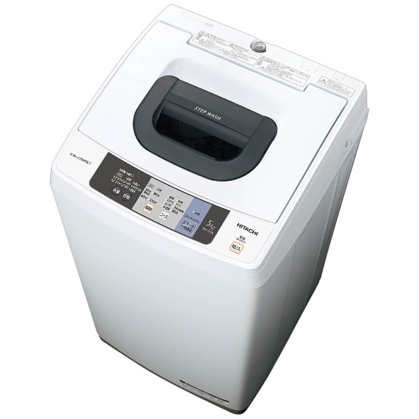 NW-50A-W 全自動洗濯機 ピュアホワイト [洗濯5.0kg /乾燥機能無 /上