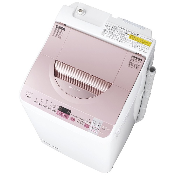 ES-TX5A-P 縦型洗濯乾燥機 ピンク系 [洗濯5.0kg /乾燥3.5kg /ヒーター ...