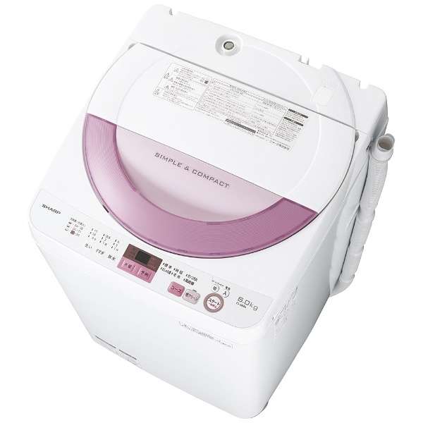Es Ge6a P 全自動洗濯機 ピンク系 洗濯6 0kg 乾燥機能無 上開き シャープ Sharp 通販 ビックカメラ Com