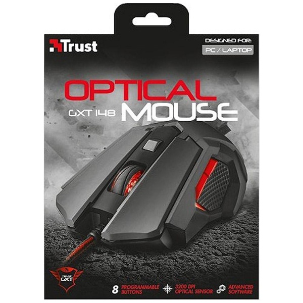 21197 ゲーミングマウス GXT 148 Optical Gaming Mouse [光学式 /有線